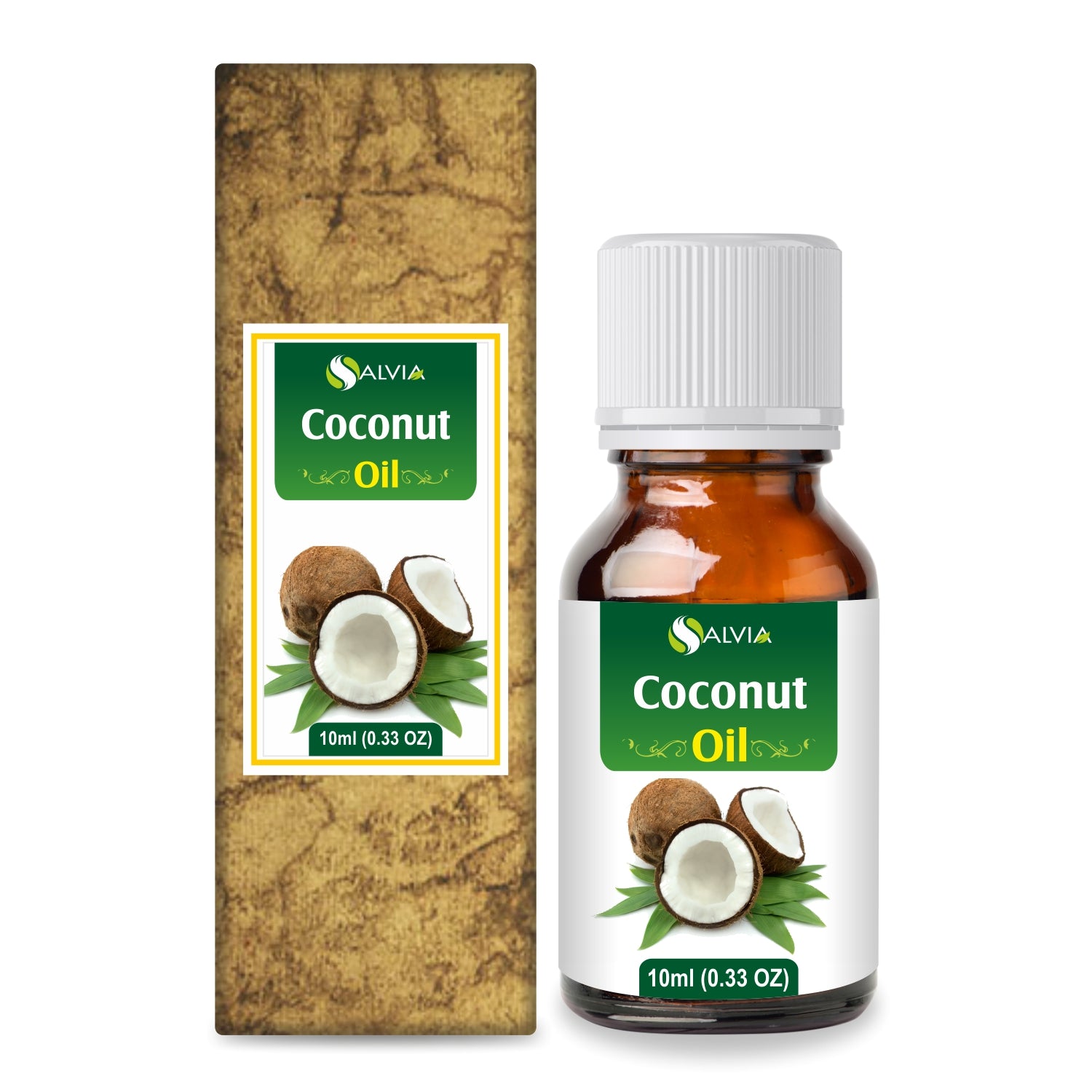 Salvia Natural Carrier Oils 10ml Coconut Oil Salvia Natural Carrier Oils 10ml Coconut Oil